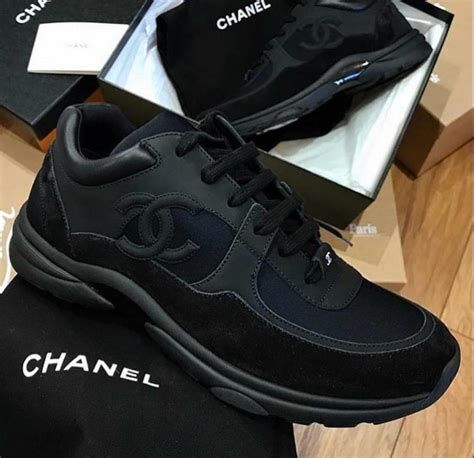 blue chanel runners|chanel trainers women black.